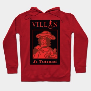 François Villon - Le Grand Testament (Red) Hoodie